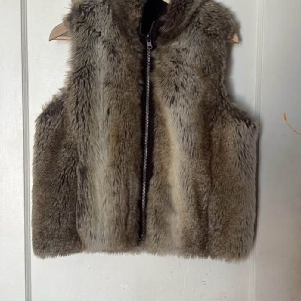 Weatherproof Garment Company Reversible Faux Fur Vest